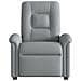 Poltrona Elettrica Reclinabile Grigio Chiaro in Tessuto - Foto miniatura 6