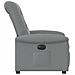 Poltrona Elettrica Reclinabile Grigio Chiaro in Tessuto - Foto miniatura 7