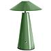Lampada Da Tavolo Senza Fili A Led Apayao Con Dimmer Metallo Verde - Foto miniatura 2