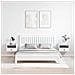 Comodino 2 pcs Bianco 38 x 36 x 29.5 cm Legno di pino massello - Foto miniatura 4