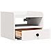 Comodino 2 pcs Bianco 38 x 36 x 29.5 cm Legno di pino massello - Foto miniatura 6