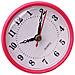 Movimento Orologio Con Cornice Rosa, Quadrante Bianco E Numeri Arabi Neri - Foto miniatura 3