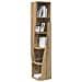 Mobile angolare Bianco 27,5x27x140cm Legno multistrato - Foto miniatura 3