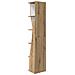 Mobile angolare Bianco 27,5x27x140cm Legno multistrato - Foto miniatura 7