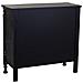 Comò In Legno Laccato Nero Invecchiato Con 4 Cassetti 100x40x90h Cm - Foto miniatura 4