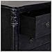 Comò In Legno Laccato Nero Invecchiato Con 4 Cassetti 100x40x90h Cm - Foto miniatura 6