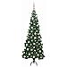 Albero di Natale Artificiale Angolare con 300 LED Verde 180 cm - Foto miniatura 3