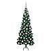 Albero di Natale Artificiale Angolare con 300 LED Verde 180 cm - Foto miniatura 4