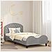 Struttura letto bambini con testata Grigio chiaro 90 x 190 cm - Foto miniatura 2