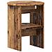 Mobile laterale Legno vecchio Ø40 x 50 cm Legno ingegnerizzato - Foto miniatura 6