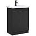 Set di mobili per il bagno Nero 56 x 37,5 x 81 cm - Foto miniatura 1