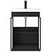 Set di mobili per il bagno Nero 56 x 37,5 x 81 cm - Foto miniatura 2