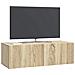 Mobile Porta TV da Muro Rovere Sonoma 98 x 41 x 30 cm - Foto miniatura 2