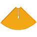 Mensola sospesa 2 pcs Giallo senape 24 x 24 x 2 cm - Foto miniatura 9