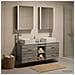 Set di mobili per il bagno 5 pcs Sonoma grigio - Foto miniatura 2