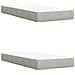 Letto con contenitore LED e materasso Grigio Chiaro - Foto miniatura 7