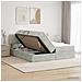 Letto con Contenitore con testiera 2 pz Grigio Chiaro - Foto miniatura 2
