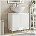 Armadio per Lavabo da Bagno ARNHEM Bianco 59,5 x 31,5 x 59 cm - Foto miniatura 2