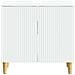 Armadio per Lavabo da Bagno ARNHEM Bianco 59,5 x 31,5 x 59 cm - Foto miniatura 4