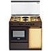 Cucina Elettrica Smart SEK 8542 4 Fuochi a Gas + 2 Piastre Elettriche Forno Elettrico Statico da 40 Litri Classe B Dimensioni 86 x 50 cm Colore Coppertone - Foto miniatura 1