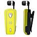 Auricolare Bluetooth Universale Bh Snail Monofonico con Cavo Riavvolgibile Colore Giallo - Foto miniatura 3