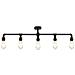 Lampadario Nero per 5 Lampadine E27 - Foto miniatura 3