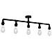 Lampadario Nero per 5 Lampadine E27 - Foto miniatura 4