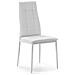 Set 4 Chelsea Rivestito Sedie Bianco Salon, 42 Cm (larghezza) X 51 Cm (profondità) X 97 Cm (altezza)  - Foto miniatura 4