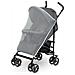 Elia Passeggino Leggero Pieghevole Zanzariera Coprigambe Parapioggia Blocco Ruote Da 6 Mesi Fino 15 Kg Grigio - Foto miniatura 2