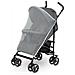 Elia Passeggino Leggero Pieghevole Zanzariera Coprigambe Parapioggia Blocco Ruote Da 6 Mesi Fino 15 Kg Grigio - Foto miniatura 8