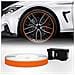 Wheel Trim Strisce Adesive Rifrangenti Con Applicatore Per Cerchi Auto, Arancione, 7 Mm X 6 Mt - Foto miniatura 1