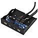 Multifunzionale Pannello Frontale Usb 2.0 Hd-audio Del Pannello Frontale Floppy 3.5 9pin A 2 Usb 2.0 Interfaccia Con Mic Audio Plug Robusta Costruzione Metallica Endures Usura Plug And Play - Foto miniatura 4