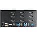 KVM Switch DisplayPort a Due Porte e Triplo Monitor DP - 4K 60Hz UHD HDR - KVM DP 1.2 Per Computer Desktop Con Hub 2 Porte USB 3.0 (5Gbps) e 4x USB 2.0 HID, Audio - Foto miniatura 4