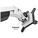 9383 supporto da tavolo per Tv a schermo piatto 81,3 cm (32") Scrivania Bianco - Foto miniatura 8