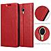 Cadorabo Custodia Compatibile Con Meizu Mx6 In Rosso Mela - Coperchio Protettiva Con Chiusura Magnetica, Funzione Stand E Tasca Per Le Carte - Foto miniatura 5
