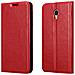 Cadorabo Custodia Compatibile Con Meizu Mx6 In Rosso Mela - Coperchio Protettiva Con Chiusura Magnetica, Funzione Stand E Tasca Per Le Carte - Foto miniatura 8