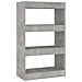 Libreria /Divisorio Grigio Cemento 60x30x103 cm in Truciolato - Foto miniatura 2