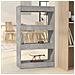 Libreria /Divisorio Grigio Cemento 60x30x103 cm in Truciolato - Foto miniatura 1