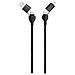 797369 Cavo Usb 1,2 M Usb A /usb C Usb C /lightning Nero - Foto miniatura 1