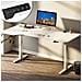 Scrivania Elettrica Regolabile Altezza 160x75x72-117cm Bianco Console Di Comando - Foto miniatura 1