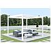 Pergola Bioclimatica Santa 300s300 Bianca - Foto miniatura 1