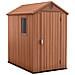 Cottage Casetta Ripostiglio Da Esterno Giardino In Resina Finitura In Legno Darwin 4x6 Keter - Foto miniatura 1