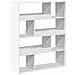 Libreria Bianca 100x33x125,5 Cm In Truciolato - Foto miniatura 2