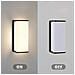 Applique Led Luce Naturale Lampada Da Muro 10 Watt Interno Esterno Ip65 Nero - Foto miniatura 3