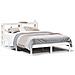 Letto Senza Materasso Bianco 120x200 Cm Legno Massello Di Pino - Foto miniatura 2