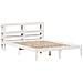 Letto Senza Materasso Bianco 120x200 Cm Legno Massello Di Pino - Foto miniatura 3