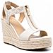 Berkley Mid Wedge Sandals Sandali Pelle Di Mucca Scarpe Donna Beige Eu 41, 40r4brms1b-099 - Foto miniatura 2
