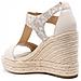 Berkley Mid Wedge Sandals Sandali Pelle Di Mucca Scarpe Donna Beige Eu 41, 40r4brms1b-099 - Foto miniatura 3