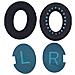 Cuscinetti Auricolari Di Ricambio Per Cuffie Bose Qc35, Qc25, Qc15 Black+blue - Foto miniatura 3