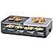 Griglia Per Raclette Da 1300 W Per 8 Persone + Pietra Per Grigliare - 2366 - Foto miniatura 2